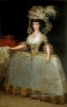 Maria Luisa von Parma panniers Francisco de Goya trägt